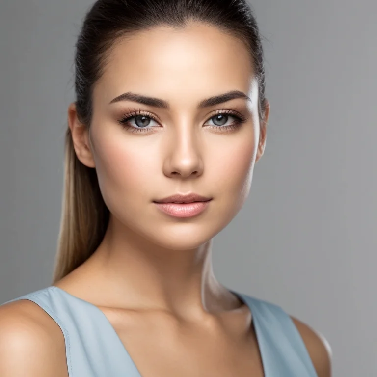 Before and after professional headshot retouching